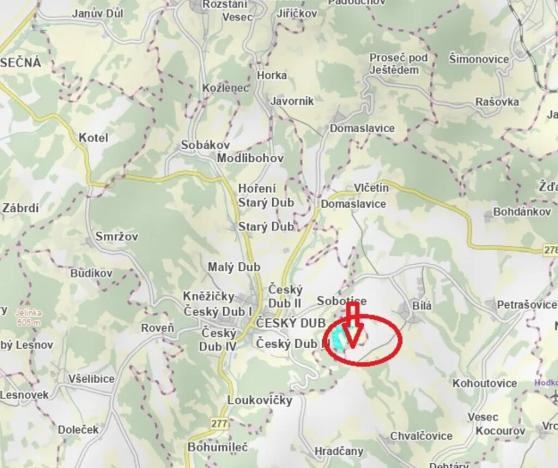 Prodej louky, Český Dub, 58420 m2