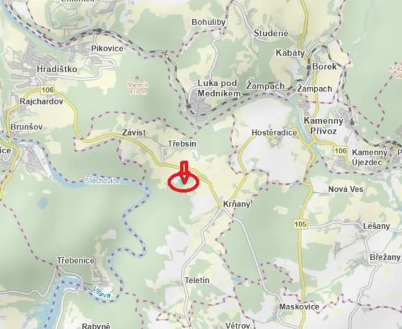 Prodej lesa, Krňany, 11304 m2