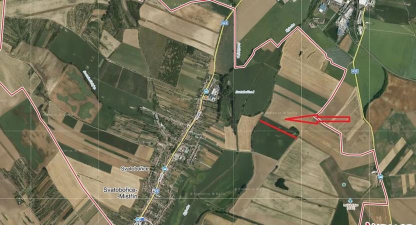 Prodej pole, Svatobořice-Mistřín, 2752 m2