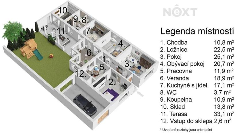 Prodej rodinného domu, Tvrdonice, Lesní, 181 m2