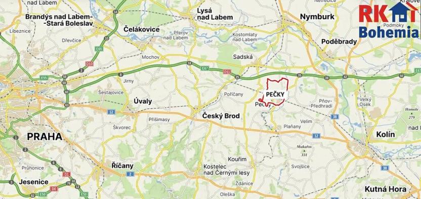 Prodej bytu 3+1, Pečky, V Horkách, 63 m2