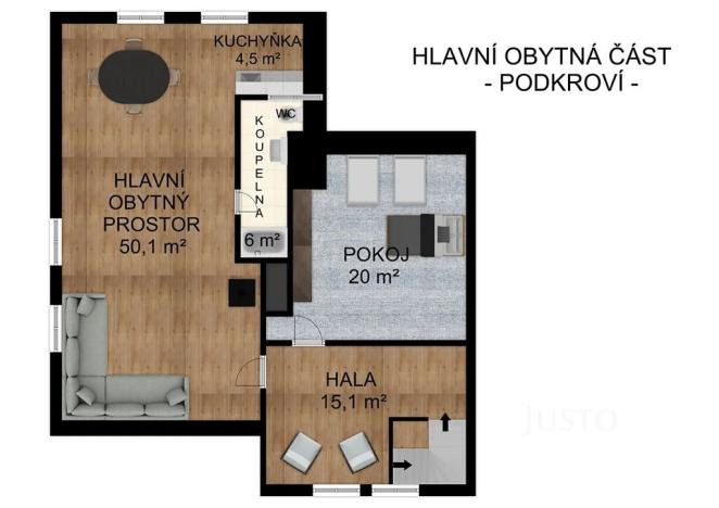 Prodej rodinného domu, Boudy, 440 m2