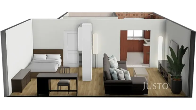 Pronájem bytu 1+1, Písek, Smetanovo nám., 55 m2