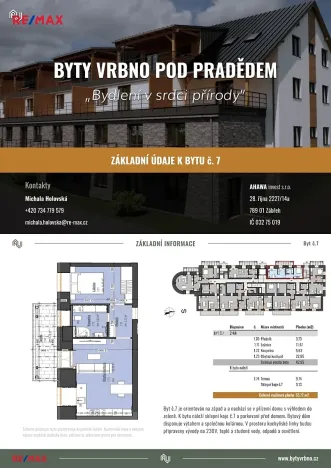 Prodej bytu 2+kk, Vrbno pod Pradědem, Žižkova, 42 m2
