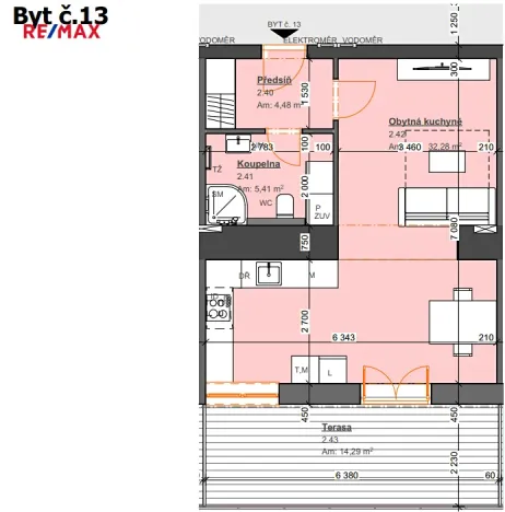 Prodej bytu 1+kk, Vrbno pod Pradědem, Žižkova, 42 m2