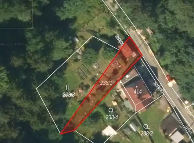 Prodej pozemku, Děčín, 242 m2