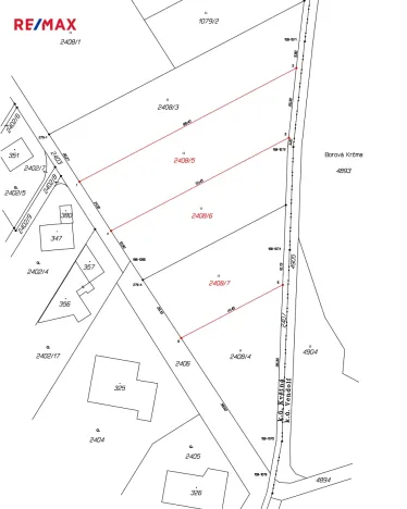 Prodej pozemku pro bydlení, Květná, 1246 m2
