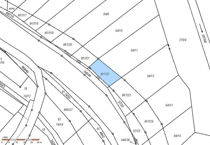 Prodej louky, Vranová Lhota, 1072 m2