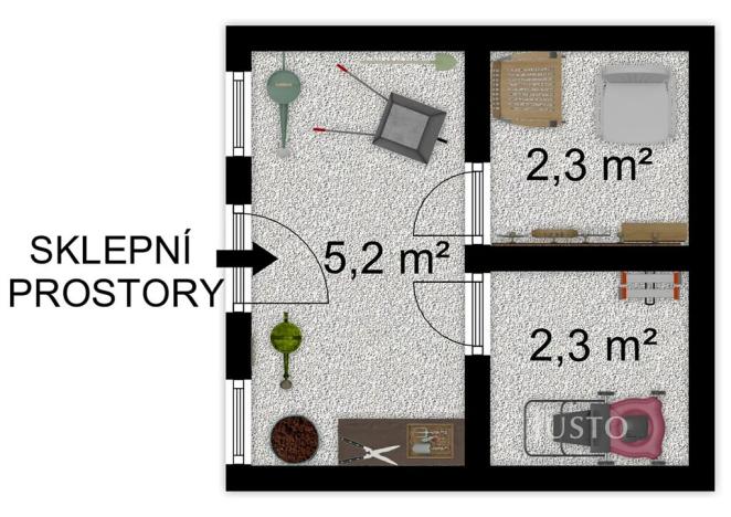 Prodej chaty, Písek, 18 m2