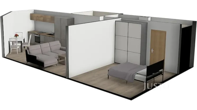 Pronájem bytu 2+kk, Bechyně, Soukenická, 39 m2