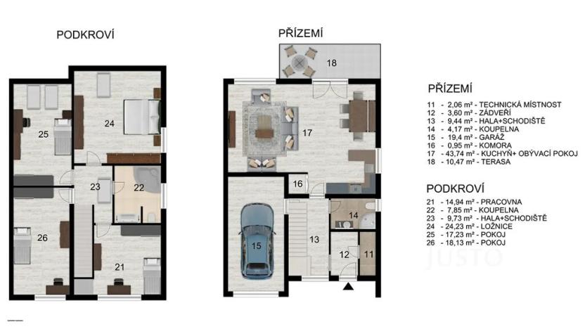 Prodej rodinného domu, Čížová, 174 m2