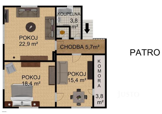 Prodej rodinného domu, Kostelec nad Vltavou, 243 m2