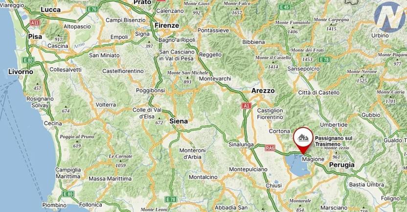 Prodej rodinného domu, Passignano sul Trasimeno, Itálie, 70 m2