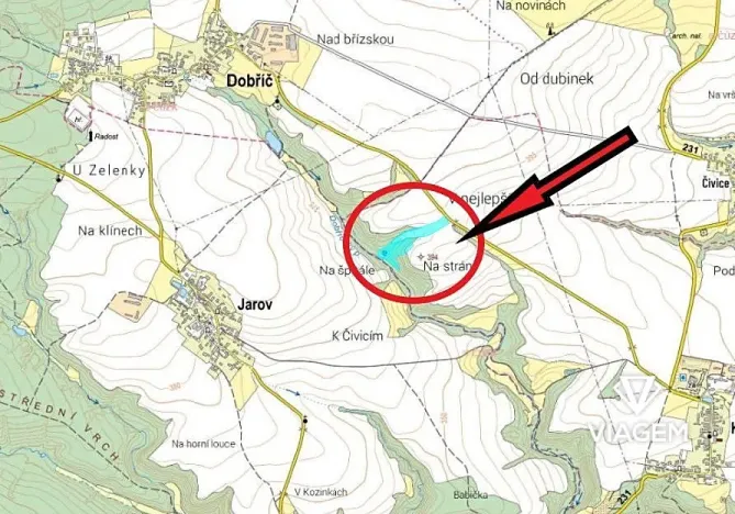 Prodej podílu lesa, Kaceřov, 4818 m2