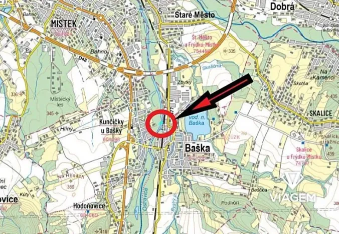 Prodej podílu lesa, Baška, 1533 m2