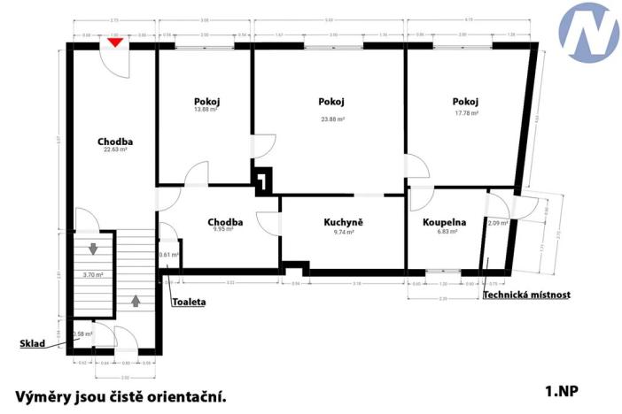 Prodej vícegeneračního domu, Kožlany, 192 m2