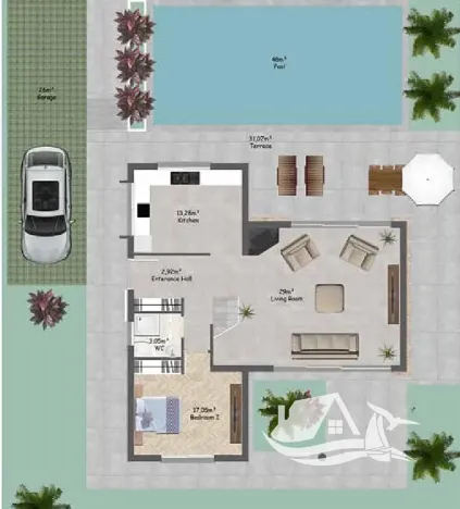 Prodej vily, Agios Amvrosios Keryneias, Kypr, 154 m2