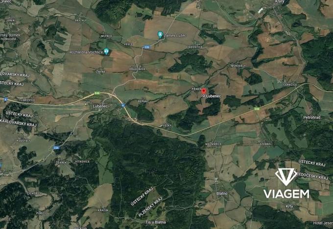 Prodej lesa, Lubenec, 7495 m2