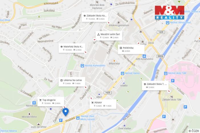 Prodej bytu 3+1, Náchod - Staré Město nad Metují, Pražská, 63 m2