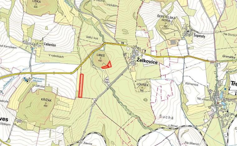 Prodej sadu/vinice, Želkovice, 28919 m2