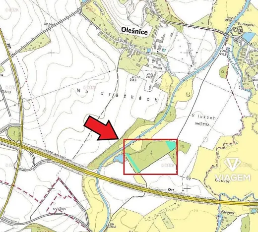 Prodej podílu lesa, Olešnice, 604 m2