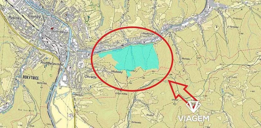 Prodej podílu lesa, Vsetín, 6855 m2