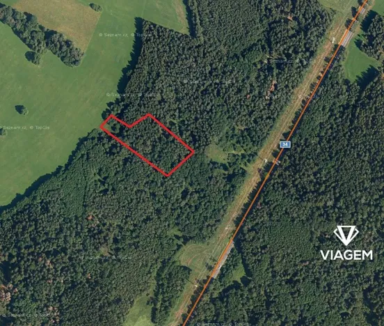 Prodej podílu lesa, Vítanov, 2834 m2