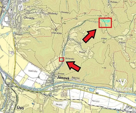 Prodej podílu lesa, Janová, 1920 m2