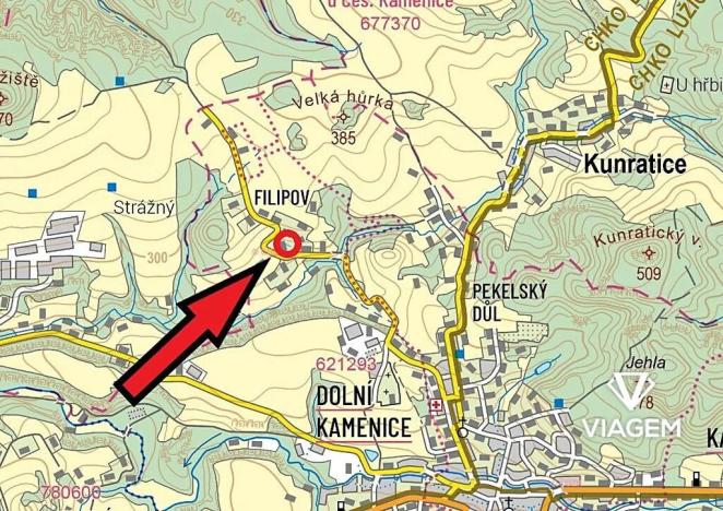 Prodej zahrady, Česká Kamenice, 298 m2