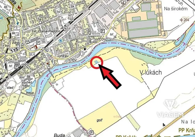 Prodej podílu pole, Praha - Zbraslav, 1004 m2