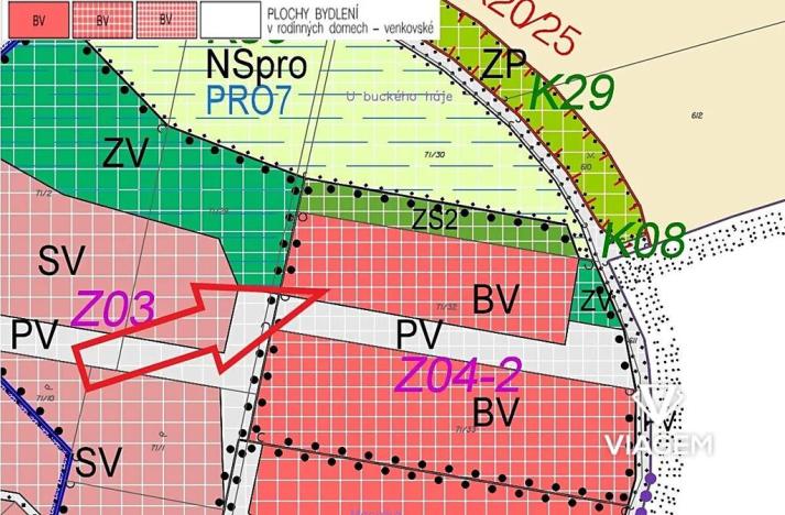 Prodej podílu pozemku pro bydlení, Sobíšky, 532 m2
