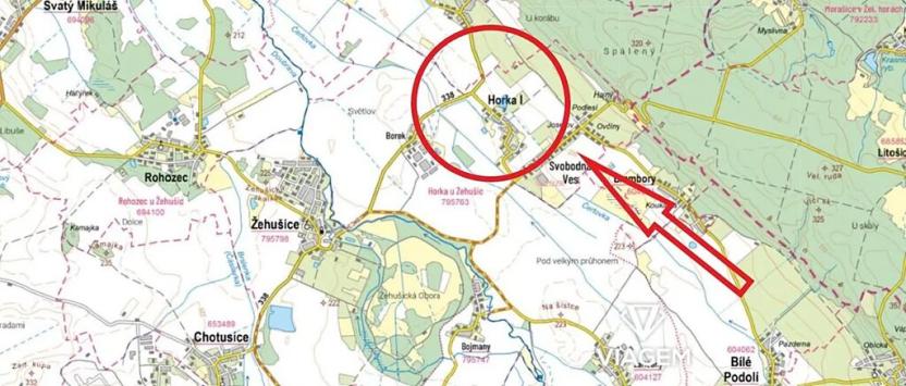 Prodej podílu pole, Horka I, 8080 m2