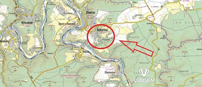 Prodej podílu zahrady, Sýkořice, 1091 m2