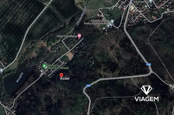 Prodej lesa, Libeř, 912 m2