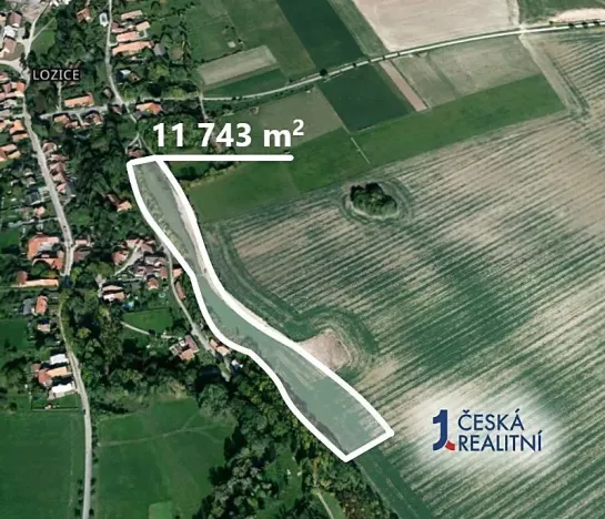Prodej pole, Lozice, 11743 m2