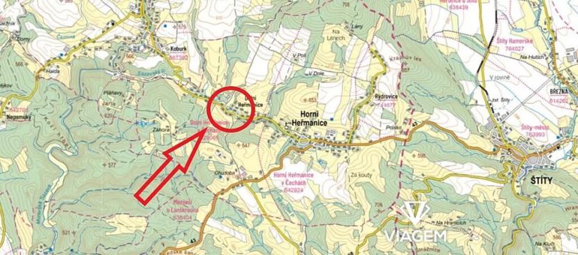 Prodej podílu zahrady, Horní Heřmanice, 383 m2