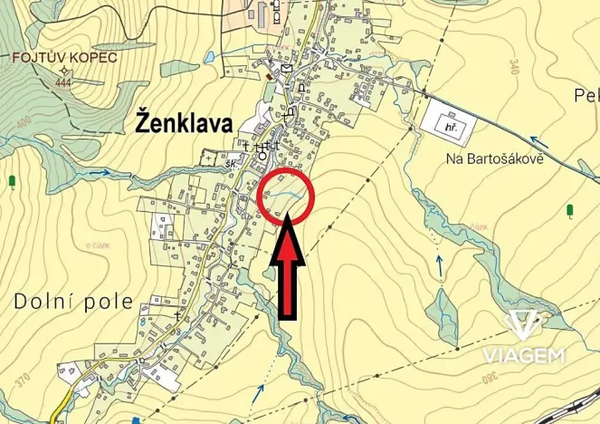 Prodej podílu zahrady, Ženklava, 227 m2