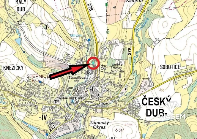 Prodej podílu pozemku pro bydlení, Český Dub, 274 m2