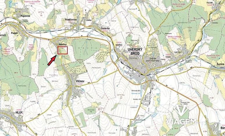 Prodej podílu zahrady, Veletiny, 839 m2