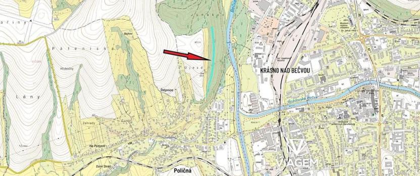 Prodej podílu pole, Poličná, 4246 m2