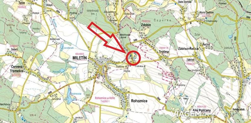 Prodej pole, Rohoznice, 242 m2