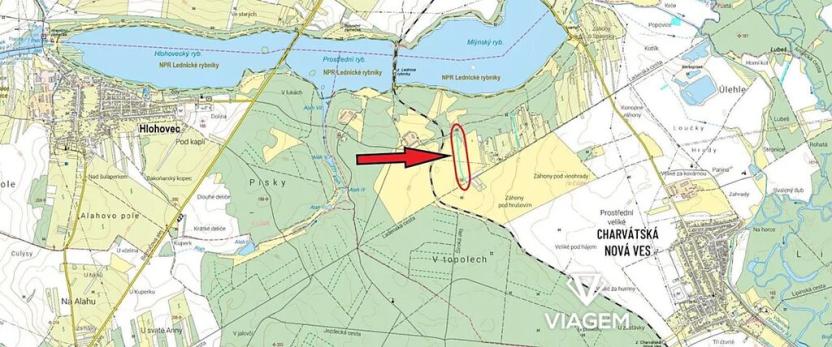 Prodej podílu pole, Břeclav, 539 m2