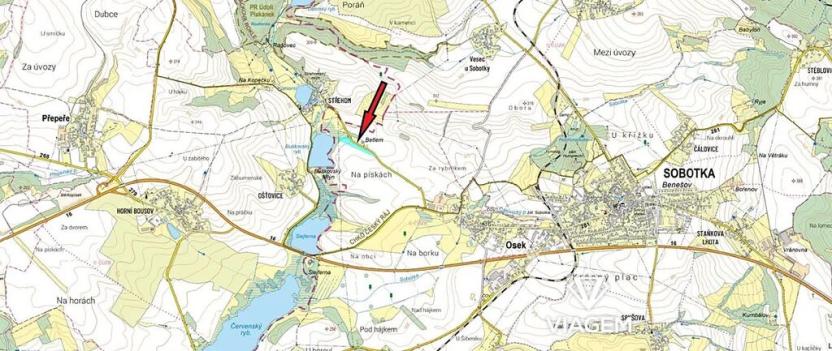 Prodej podílu pole, Osek, 3621 m2