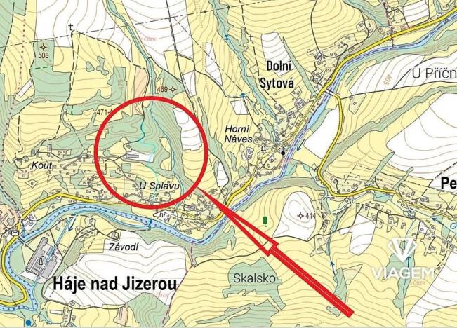 Prodej podílu pole, Háje nad Jizerou, 1214 m2