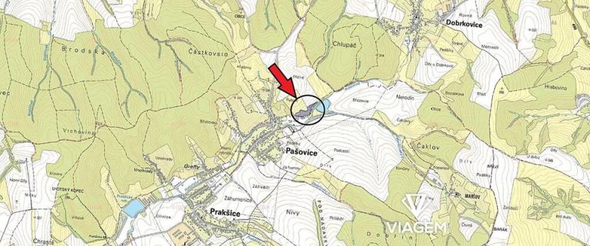 Prodej podílu zahrady, Pašovice, 3175 m2