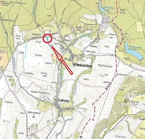 Prodej podílu pole, Vřesovice, 291 m2