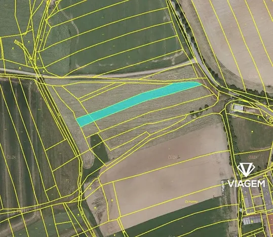 Prodej podílu pole, Choustník, 402 m2