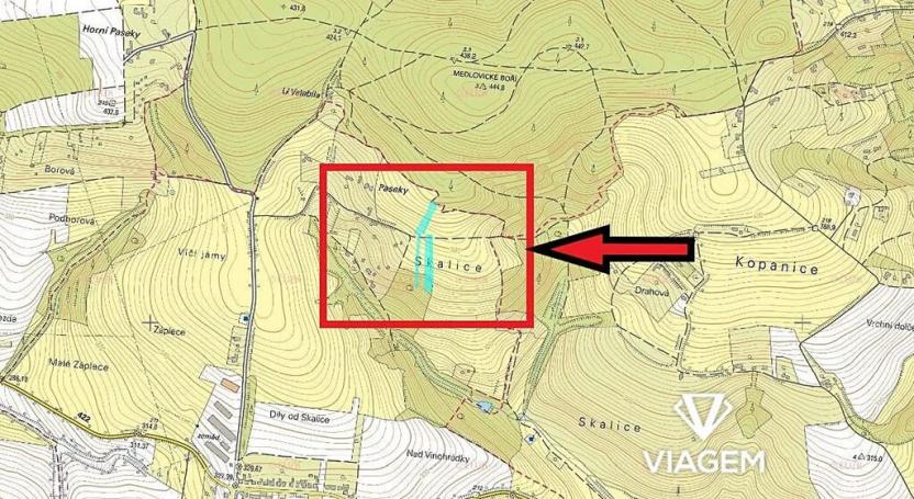 Prodej podílu pole, Medlovice, 2451 m2