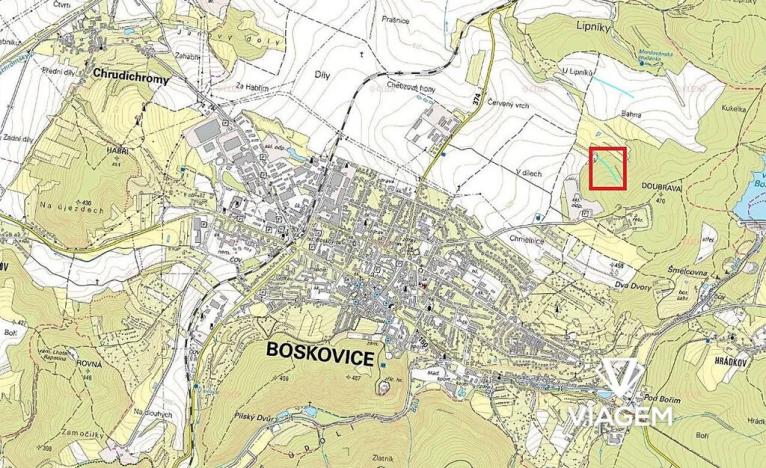 Prodej podílu lesa, Boskovice, 1508 m2