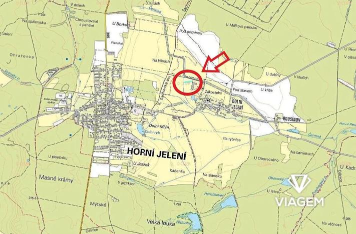 Prodej komerčního pozemku, Horní Jelení, 1699 m2